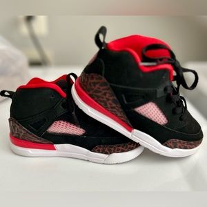 Air Jordan SPIZIKE TD Toddler Black Red Orbit Size 9C CJ7215-060